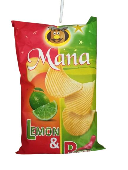 چیپس مانا میانه طعم لیمویی