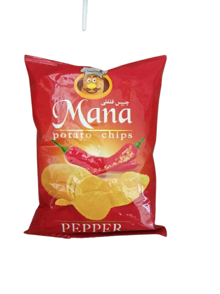 چیپس مانا خورد طعم فلفلی